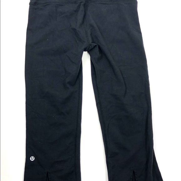 Lululemon Gather & Crow Black Crop Capri Pants 6 - Picture 6 of 8
